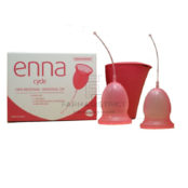 Enna Cycle Copa Menstrual 2 Uds Con Caja Esterizadora Talla M