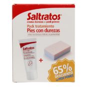 Saltratos Pack Tratamiento Pies Con Durezas Crema 50Ml + Pedi Pomez